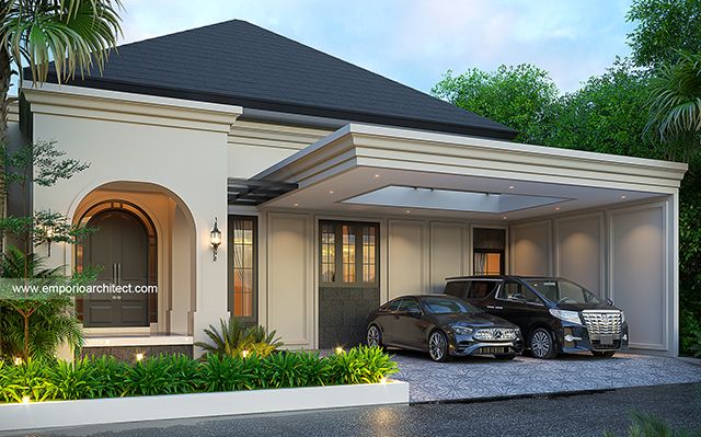 Mr. MG 2133 Classic Modern House 1 Floor Design - Karawaci, Tangerang
