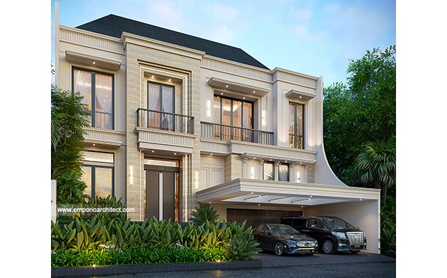 Mrs. ARL 1972 Classic Modern House 2 Floors Design - Jakarta