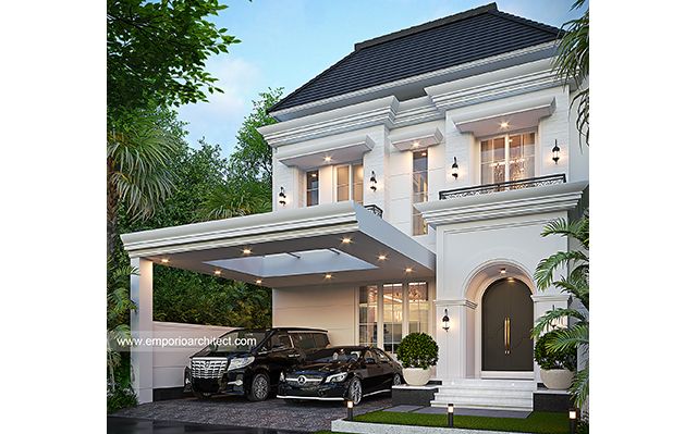 Mr. KRM 1711 Classic Modern House 2 Floors Design - Bogor