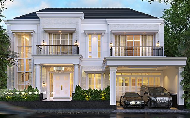 Mr. HDI 2160 Classic Modern House 2 Floors Design - Sukabumi, Jawa Barat