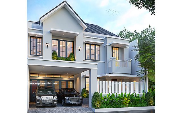 Mrs. RM 1851 Classic Modern House 3 Floors Design - Jakarta