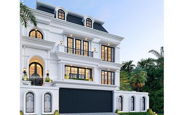 Mrs. TN IV 1292 Classic Modern House 3.5 Floors Design - Jakarta Selatan