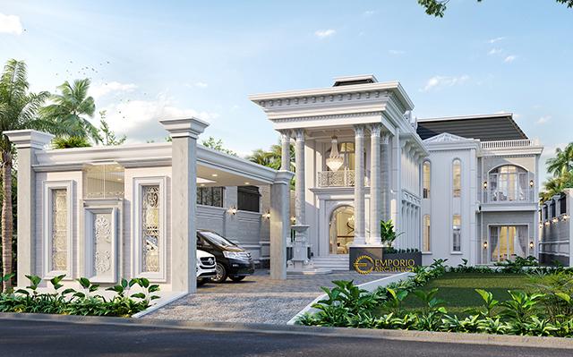 Desain Rumah Classic 2 Lantai Bapak Faozian di  Bandung, Jawa Barat