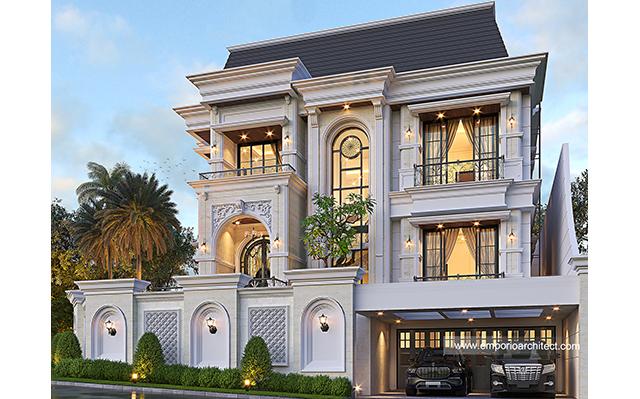 Mr. Wijay Mediterranean House 2.5 Floors Design - Sentul City, Bogor