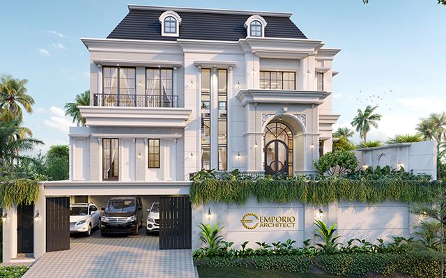 Mr. Amir Prayoga Mediterranean House 2.5 Floors Design - Malang, Jawa Timur