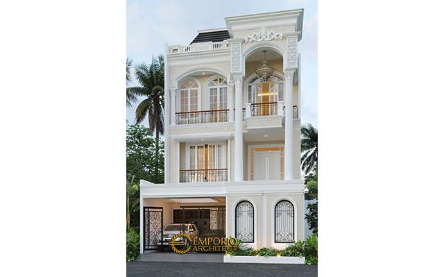 Mr. Aman Mediterranean House 3 Floors Design - Jakarta Barat