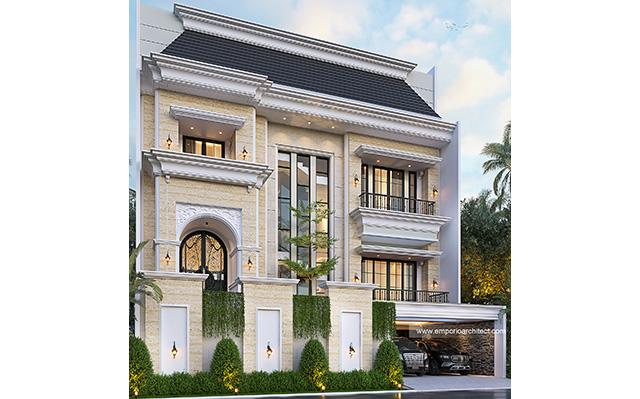 Mr. Fudy Mediterranean House 3.5 Floors Design - Jakarta Barat