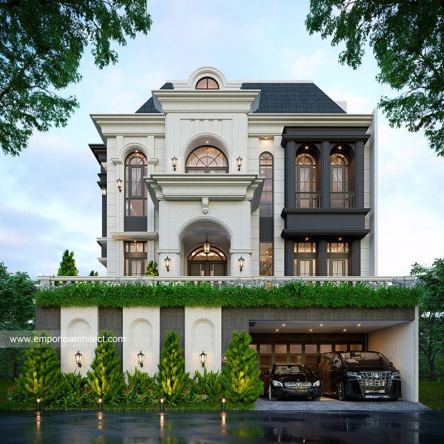 Mrs. JL Mediterranean House 4 Floors Design - PIK, Jakarta Utara