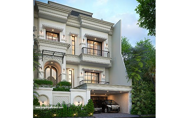 Mr. JFR 1911 Mediterranean House 4 Floors Design - Jakarta