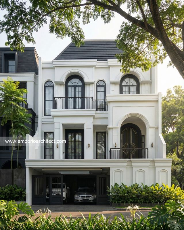 Mr. YHG 2292 Mediterranean Classic House 3 Floors Design - Jakarta