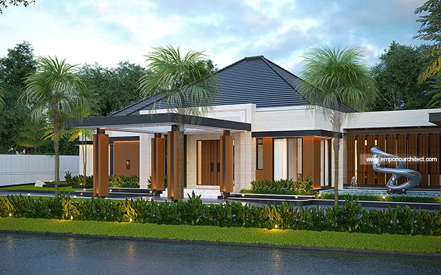 Desain Rumah Modern 1 Lantai Bapak BYA 2076 di  Kendal, Jawa Tengah