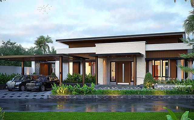 Desain Rumah Modern 1 Lantai Bapak BDI 1523 di  Pangkalan Bun, Kalimantan Tengah