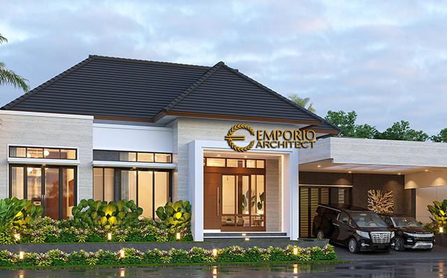 Desain Rumah Modern 1 Lantai Bapak Dwiandi di  Palembang