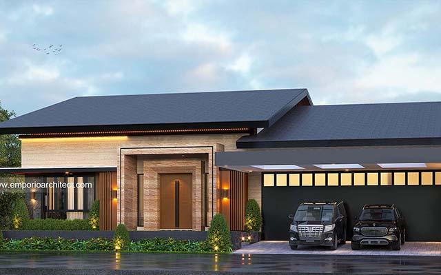 Mr. DDA 1407 Modern House 1 Floor Design - Bandung