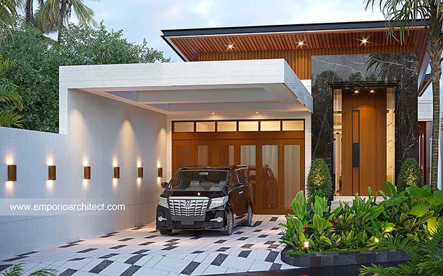 Desain Rumah Modern 1 Lantai Ibu DT 1479 di  Purwakarta