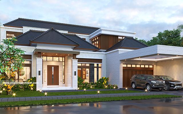 Mr. HS Modern House 1.5 Floors Design - Palu, Sulawesi Tengah