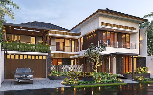 Desain Rumah Modern 2 Lantai Bapak Kris di  Yogyakarta