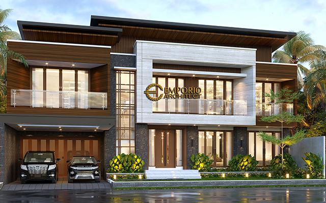 Desain Rumah Modern 2 Lantai Bapak Bambang di  Solo (Surakarta), Jawa Tengah