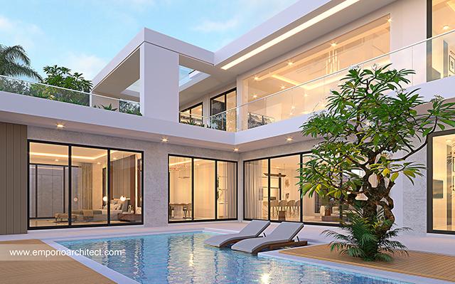 Desain Rumah Modern 2 Lantai Bapak DDO 1373 di  Bandung