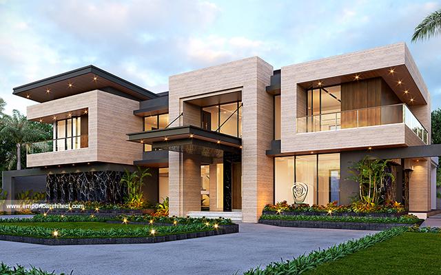 Desain Rumah Modern 2 Lantai Ibu Merry di  Badung, Bali