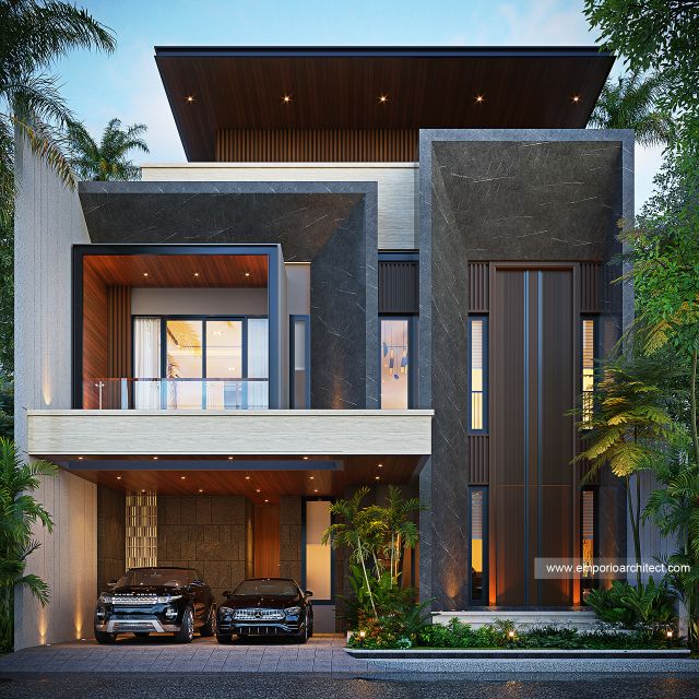 Mr. NHT Modern House 2 Floors Design - Bekasi
