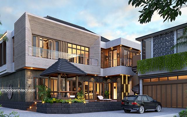 Mr. GLG Modern House 2 Floors Design - Lampung