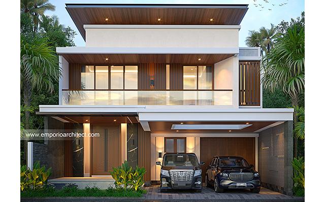Mr. YDH 1582 Modern House 2 Floors Design - Bandung