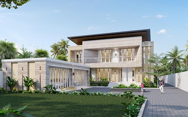 Mr. Dicky Modern House 2 Floors Design - Palu, Sulawesi Tengah