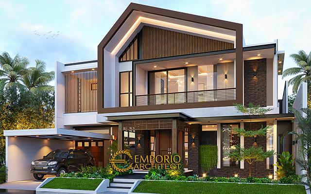 Desain Rumah Modern 2 Lantai Bapak Welan di  Manado, Sulawesi Utara