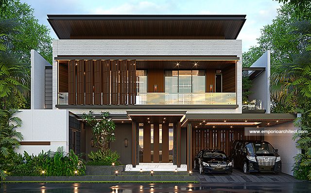 Desain Rumah Modern 2 Lantai Bapak EWN 1913 di  Solo (Surakarta), Jawa Tengah