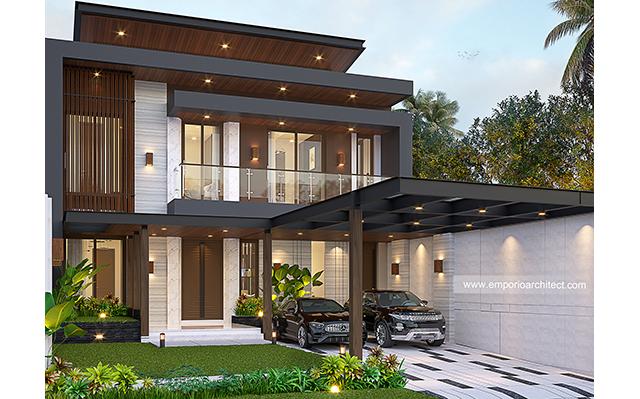 Mrs. Linda Modern House 2 Floors Design - Yogyakarta