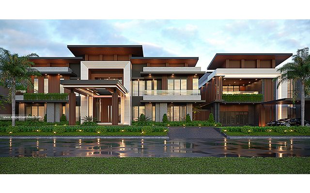 Mr. ADN Modern House 2 Floors Design - Makassar