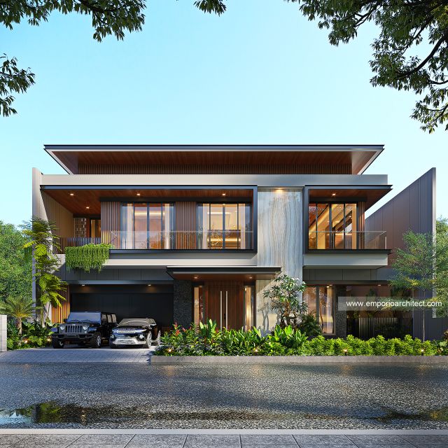 Mrs. JNC Modern House 2 Floors Design - Jakarta Selatan