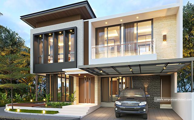 Mr. FRZ Modern House 2 Floors Design - Jakarta