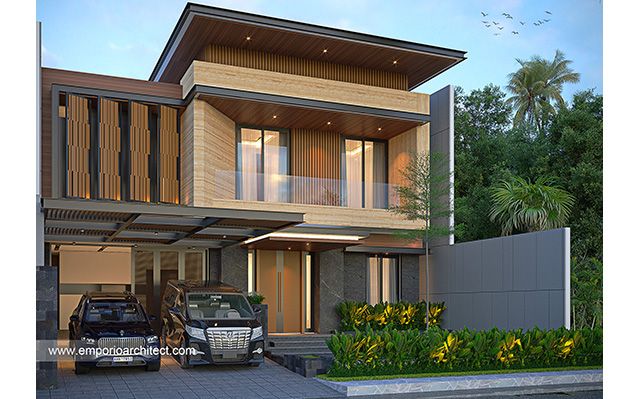 Mrs. AZH Modern House 2 Floors Design - Jakarta Selatan