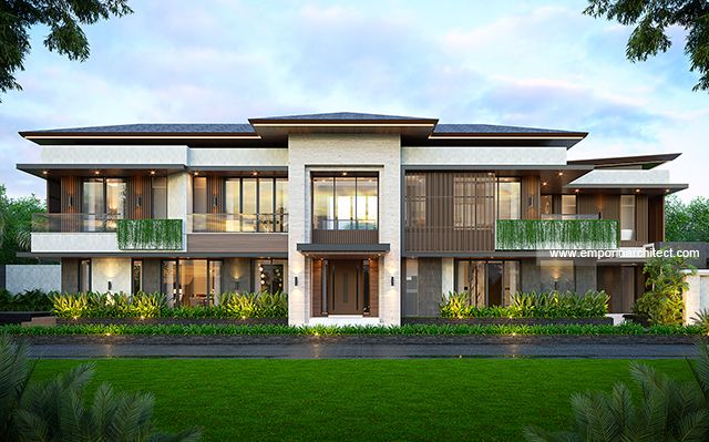 Mrs. A 1836 Modern House 2 Floors Design - Badung, Bali