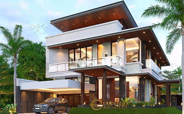 Mr. Pandita Modern House 2 Floors Design - Karawang, Jawa Barat