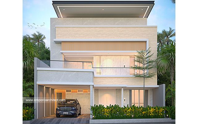 Mrs. WN Modern House 2 Floors Design - Jakarta Timur
