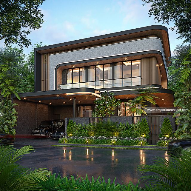 Mr. KRN Modern House 2 Floors Design - Gading Serpong, Tangerang