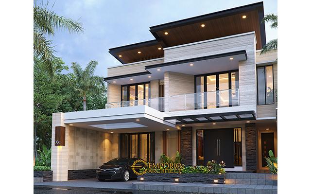 Mrs. Khadijah Modern House 2 Floors Design - Makassar, Sulawesi Selatan