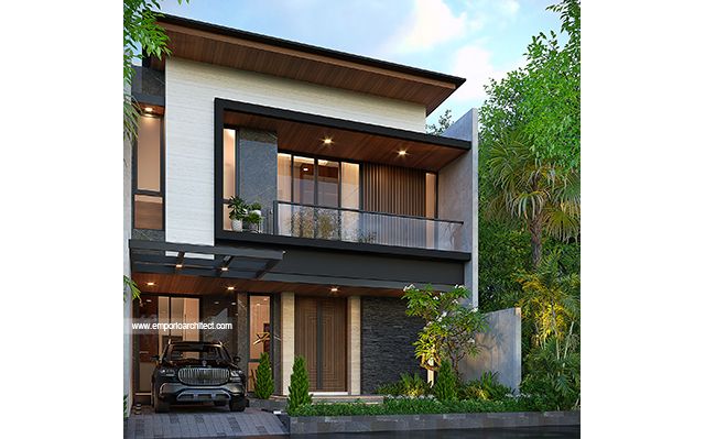 Mrs. LCA 1954 Modern House 2 Floors Design - Tangerang