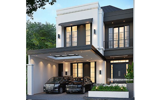Desain Rumah Modern 2 Lantai Bapak GNI 2027 di  Jakarta Barat
