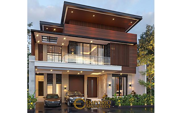 Desain Rumah Modern 2 Lantai Bapak Albert di  Bandung, Jawa Barat