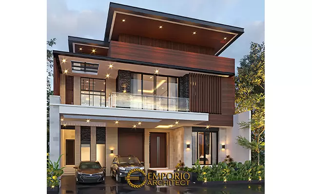 Desain Rumah Modern 2 Lantai Bapak Albert di  Bandung, Jawa Barat