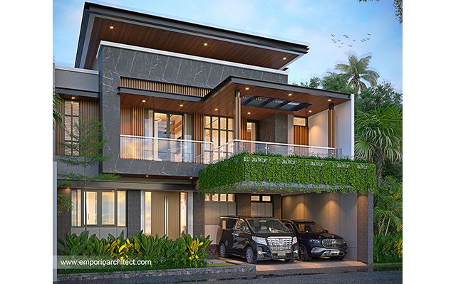 Mrs. SLN 1774 Modern House 2 Floors Design - Denpasar, Bali