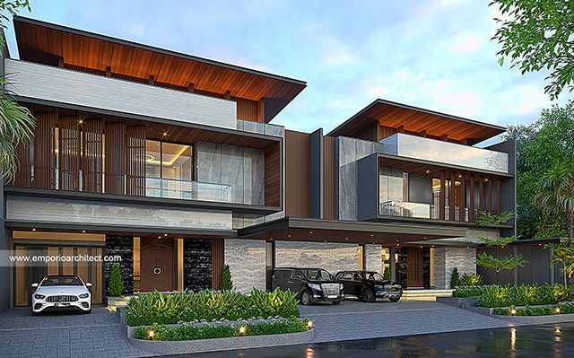 Mr. DKS 1790 Modern House 2 Floors Design - Jakarta Utara