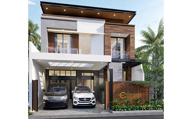 Mr. Steven Modern Style House 2 Floors Design - Surabaya
