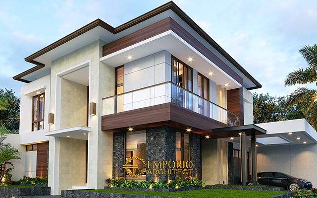 Desain Rumah Modern 2 Lantai Ibu HST di  Bogor, Jawa Barat