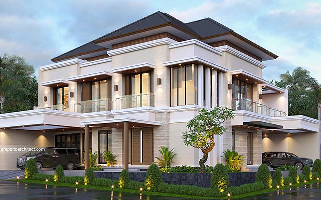 Mr. RLY 1378 Modern House 2 Floors Design - Jakarta