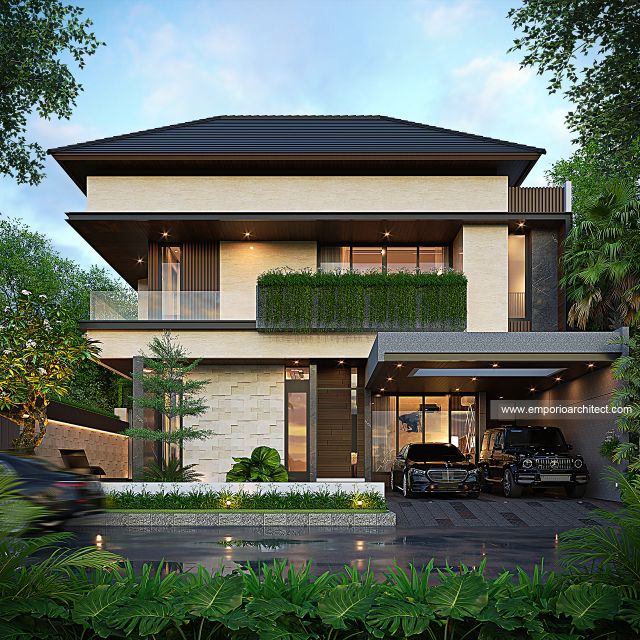 Mrs. DSY Modern House 2 Floors Design - Cilandak, Jakarta Selatan